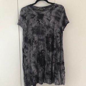 Tie dye t-shirt dress